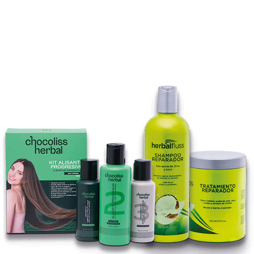 Combo Liso Y Nutritivo Cabello Largo -HERBAL