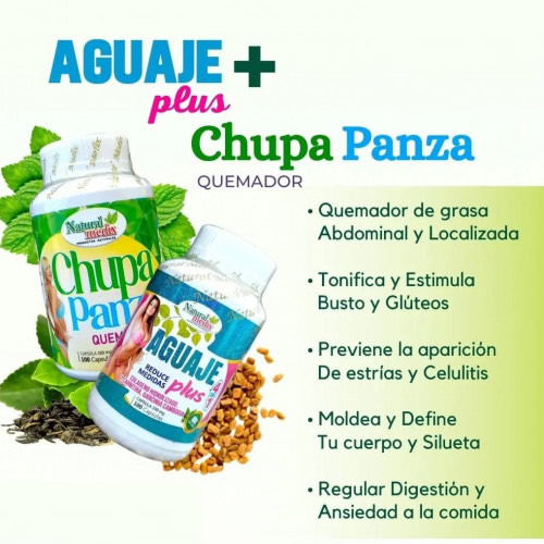 KIT-CHUPA PANZA + AGUAJE PLUS + DESPARASITANTE